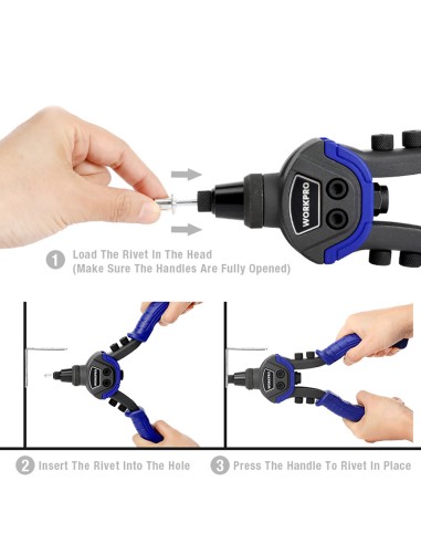 Remachadora manual 250 mm (10")