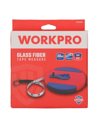 Cinta métrica fibra de vidrio 30 m