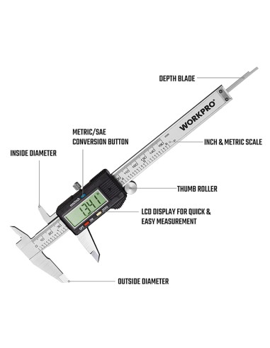 Calibre vernier digital 150 mm