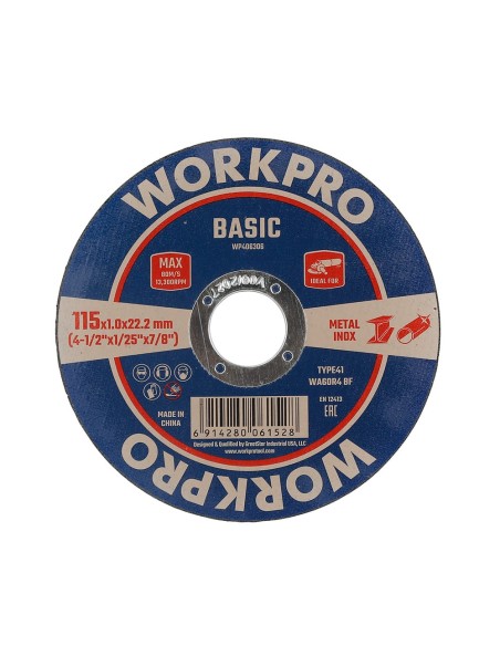 Disco corte metal/t41 ø 115 x 1 x 22,2 mm