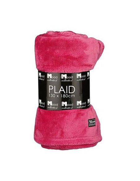 Manta polar suave fucsia 1,80 x 1,30 m