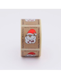 Etiquetas adhesivas navidad, 250 unidades, 45 x 35 mm 2