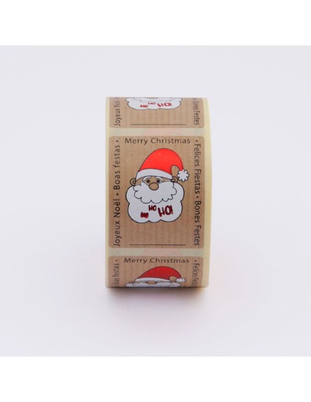 Etiquetas adhesivas navidad, 250 unidades, 45 x 35 mm