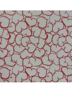 Papel de regalo corazones 70 cm x 40 m