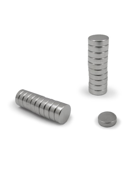 Iman de neodimio ø10x3mm