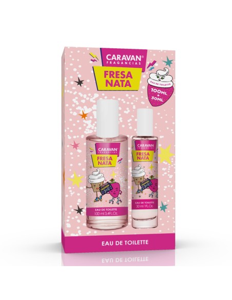 Estuche eau de toilette fresa nata , 100 + 30 ml infantil