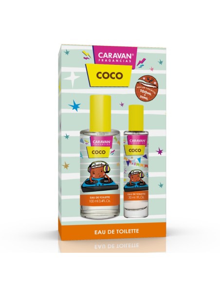 Estuche eau de toilette coco , 100 + 30 ml infantil