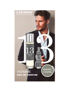 Estuche eau de parfum caravan nº 13, 150 + 30 ml señor