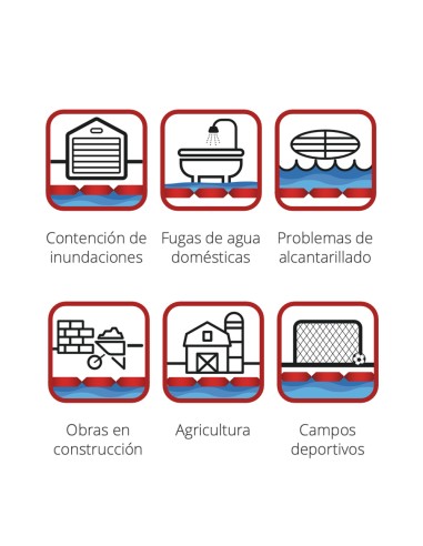 Saco anti-inundaciones hydrosack