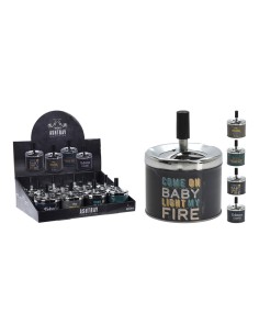 Cenicero automático inox ø9 x 12 cm modelos surtidos