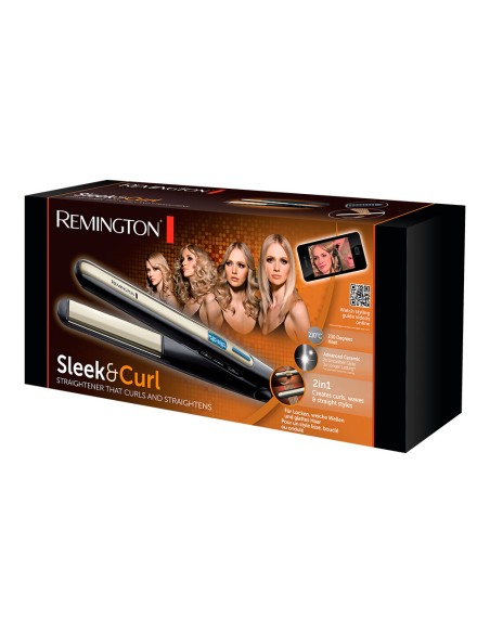 Plancha de pelo sleek&curl