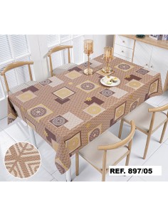 Rollo mantel master gold marrón, 1,40 x 20 m