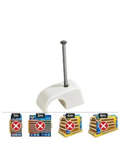 Caja 100 unid. plastigrap multidiámetro mplg ø 10 - 14 mm color negro