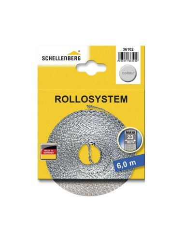 Cinta de persiana gris 23 mm x 6 m