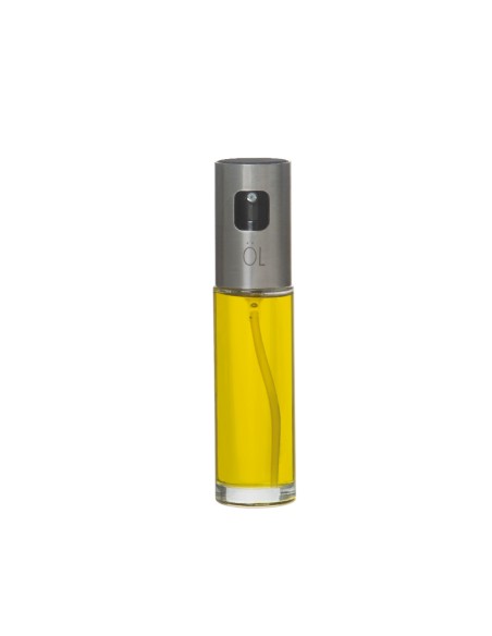 Aceitera spray cristal / inox, 100 ml
