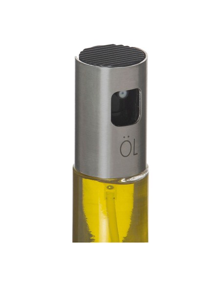 Aceitera spray cristal / inox, 100 ml