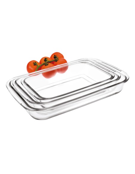 Conjunto de 3 fuentes de horno rectangulares