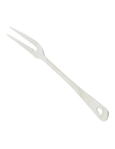 Tenedor 2 puntas inox, 35 cm
