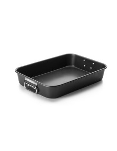 Rustidera con asas metalicas 40 x 28 x 8 cm