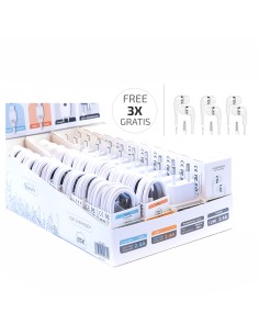 Expositor bsk auriculares, cables y cargadores