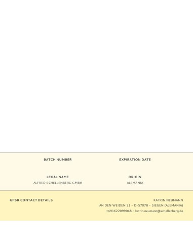 Tope para persiana beige largo 60 mm