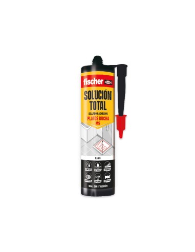 Solución total, sellador adhesivo ms, platos de ducha, 290 ml