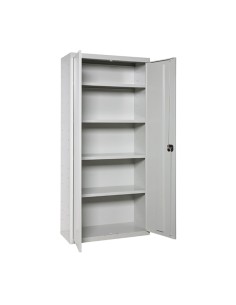 Armario multiusos 2 puertas 4 baldas, 80 x 40 x 180 cm