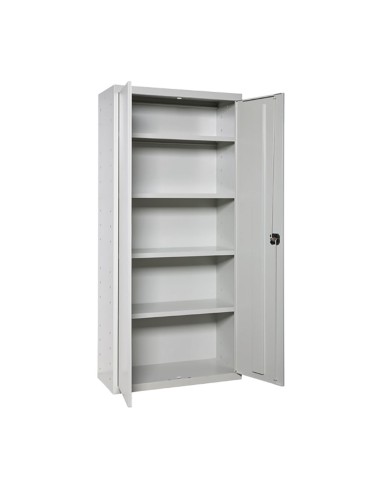 Armario multiusos 2 puertas 4 baldas, 80 x 40 x 180 cm