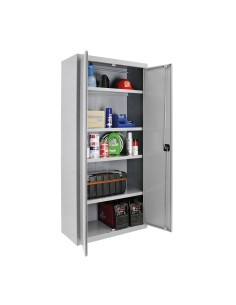 Armario multiusos 2 puertas 4 baldas, 80 x 40 x 180 cm 2