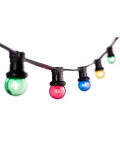 Guirnalda 100 portalámparas 2000 w 50-60 hz 220-240 v e27 ip44 50 m 2