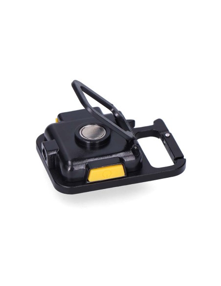 Linterna llavero multifuncional cob 6 w, medida 45 x 21,5 x 62 mm