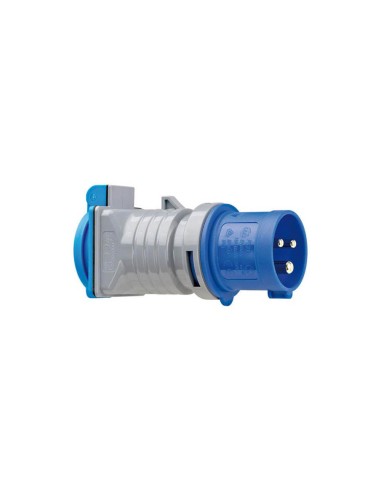 Clavija adaptador cetac a base tipo schuko 2p+t con tapa 16a 230v~ ip44 brennenstuhl