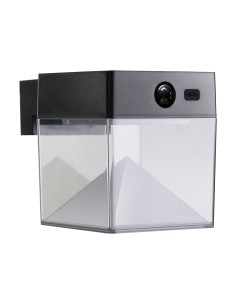 Aplique solar cuadrado 4 w 500 lm, 3.000/4.000/6.500 k, 3cct, con sensor, negro 2