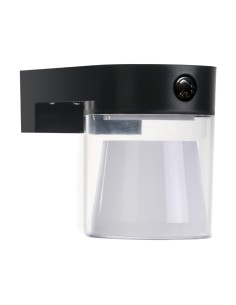 Aplique solar cilindrico 4 w 500 lm, 3.000/4.000/6.500 k, 3cct, con sensor, negro 2
