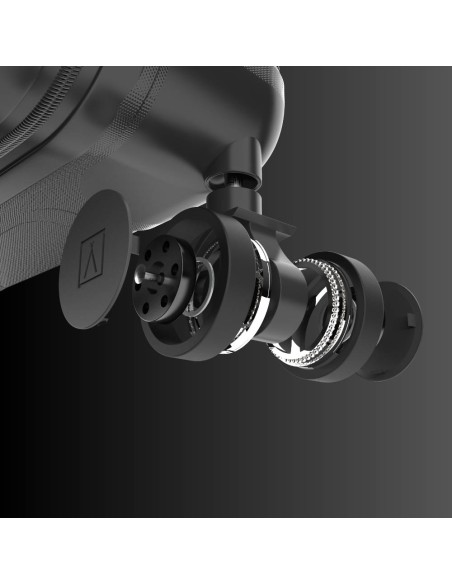 Set de maletas 3 piezas negro, 12", 20" y 24"