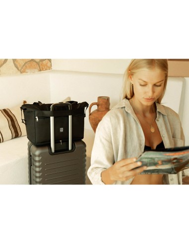 Bolsa de avion negra 25 - 35 l