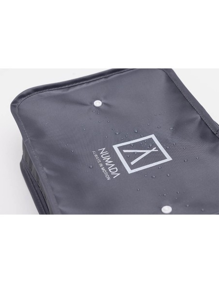 Organizador de maleta gris oscuro. 8 piezas