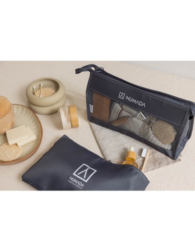 Organizador de maleta gris oscuro. 8 piezas