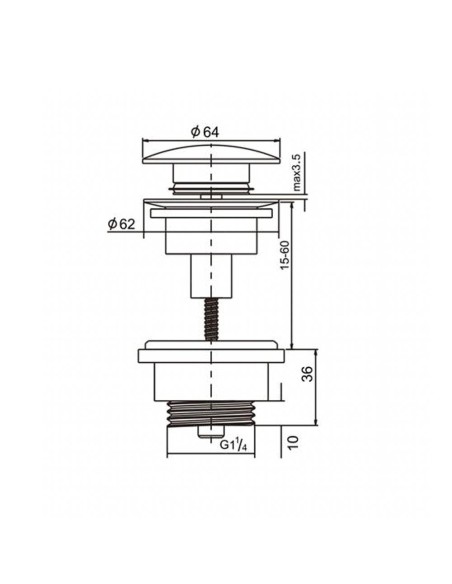 Válvula click-clack