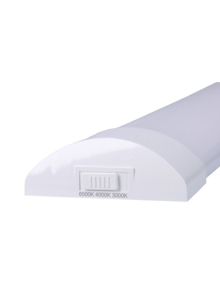 Regleta led 45 w temperatura de luz variable 6500 k / 4000 k / 3000 k, 3cct, 4820 lm, 150 x 2,6 x 7,4 cm