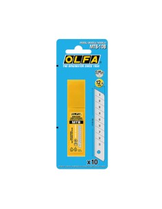 Juego de 10 cuchillas mtb-10b troceables plateadas 12,5 mm 2