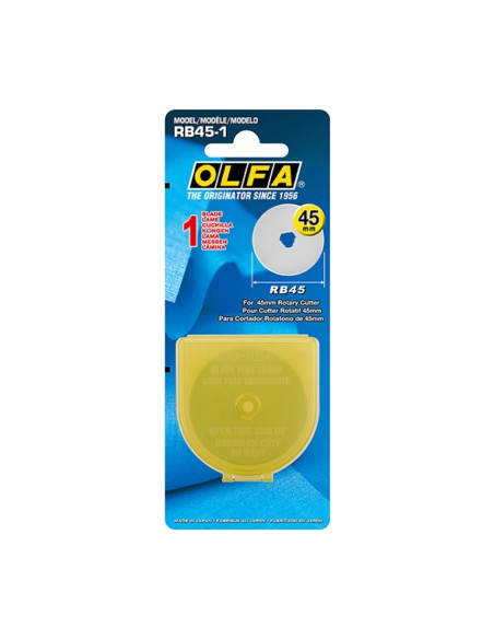 Cuchilla circular rb45-1 plateada 45 x 0,3 mm