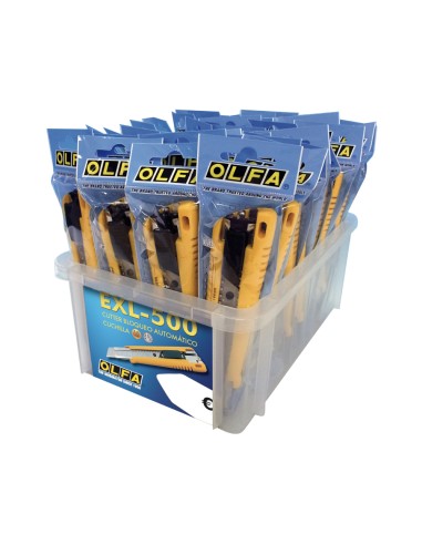 Cúter profesional exl-500 con cuchilla de 18 mm