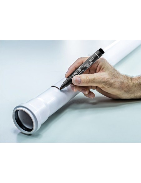 Marcador permanente tipo bala verde