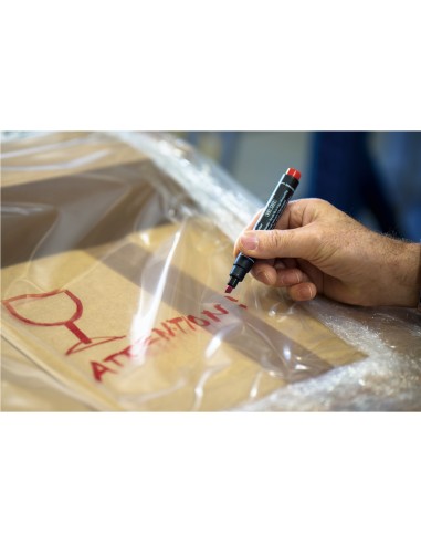 Marcador permanente tipo pincel verde