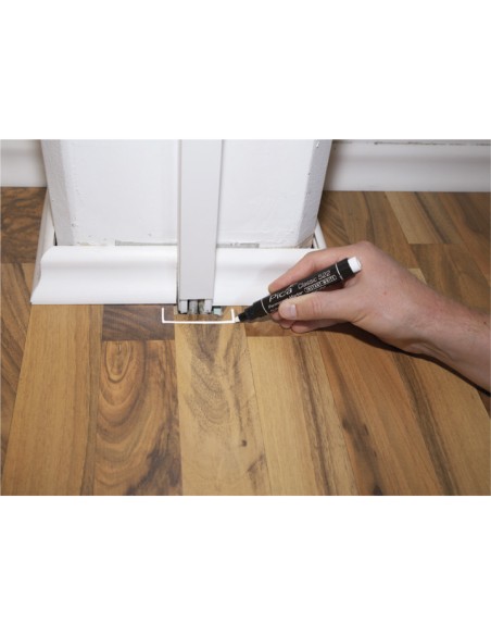 Marcador permanente tipo bala gruesa blanco