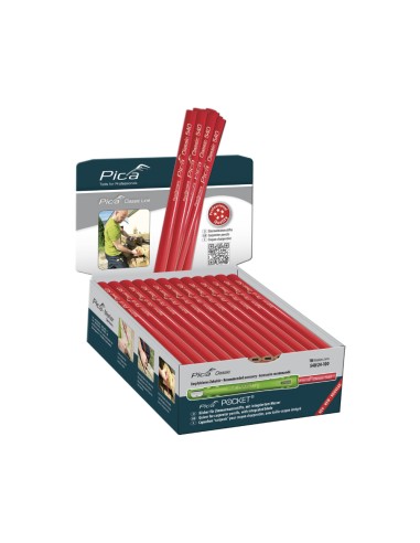 Lápiz de carpintero perfil ovalado