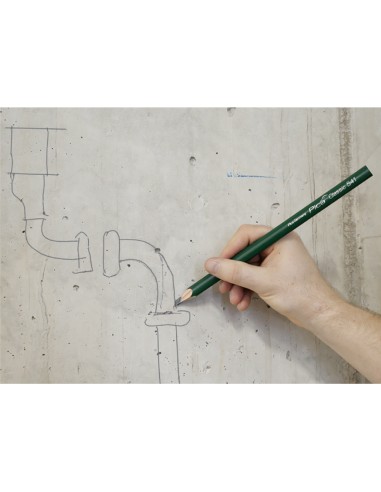 Lápiz de albañil perfil ovalado