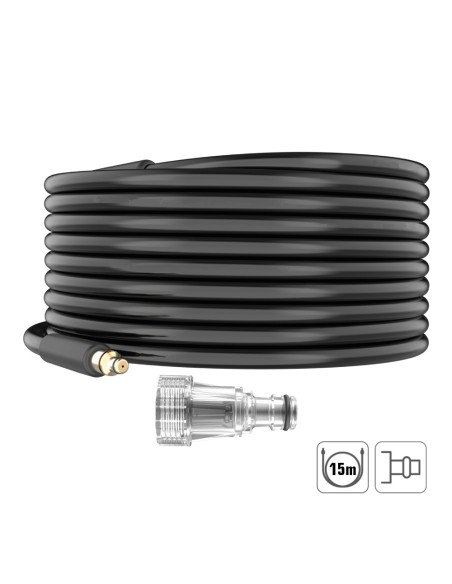 Recambio manguera 15 m + conector hidrolimpiadora