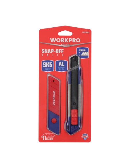 Cúter cierre a presion + 11 cuchillas